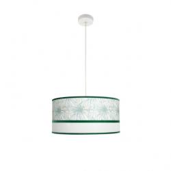 Colgante Caledonia 2xe27 Blanco/verde Regx50x50cm