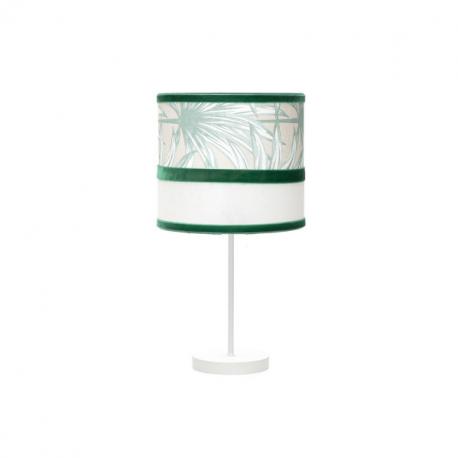 Sobremesa Peq. Caledonia 1xe14 Blanco/verde 43x17x17cm