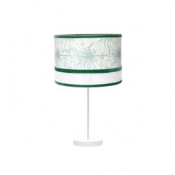 Sobremesa Grand. Caledonia 1xe27 Blanco/verde 61x30x30cm