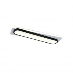 PLAFON LED MANTIS BLANCO-NEGRO LED 60W 4350LM 4000K- 60*15CM