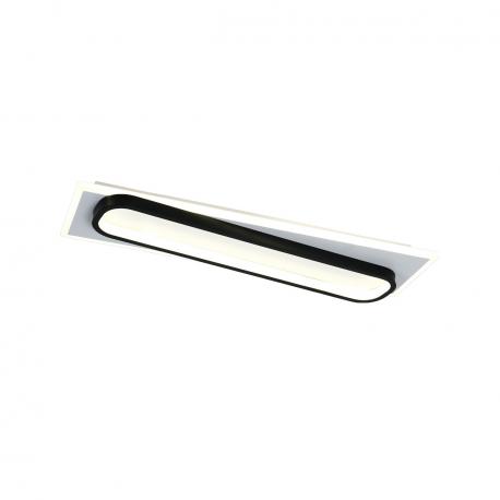 PLAFON LED MANTIS BLANCO-NEGRO LED 60W 4350LM 4000K- 60*15CM