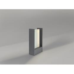 MATIA- BALIZA EXTERIOR GRIS H30 IP65