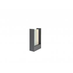 MATIA- BALIZA EXTERIOR GRIS H30 IP65