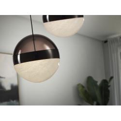 ORBES- LAMPARA 1L CROMO NEGRO D12