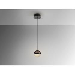 ORBES- LAMPARA 1L CROMO NEGRO D12