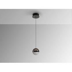 ORBES- LAMPARA 1L CROMO NEGRO D12