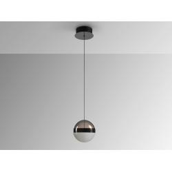 ORBES- LAMPARA 1L CROMO NEGRO D15