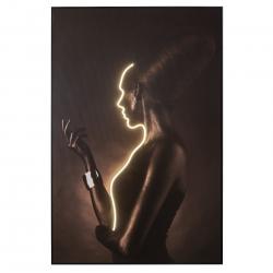 SILUETA-CUADRO LUZ LED 120X180