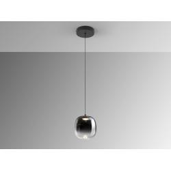 ONICE- LAMPARA 1L NEGRO-SMOKE