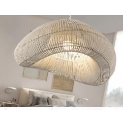 SABAH- LAMPARA RATAN BLANCO 55CM