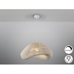 SABAH- LAMPARA RATAN BLANCO 55CM