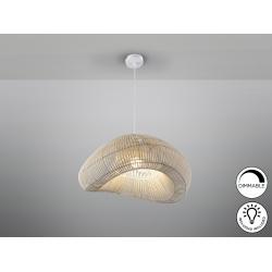 SABAH- LAMPARA RATAN BLANCO 55CM