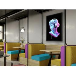 BUSTO COLOR-CUADRO LUZ LED 80X120
