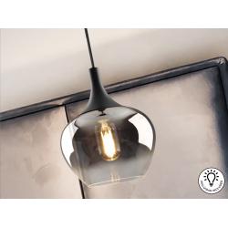 OPAZ-LAMPARA 1L NEGRO/SMOKE D19