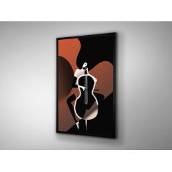 VIOLONCHELO-CUADRO LUZ LED 80X120