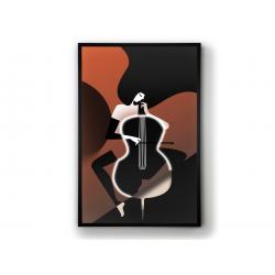 VIOLONCHELO-CUADRO LUZ LED 80X120
