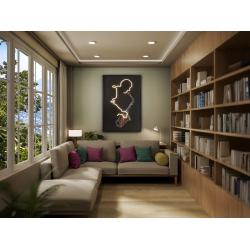 SAXOFON-CUADRO LUZ LED 80X120