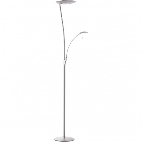 Lámpara de pie Led ZENIT (40W + 7W). Lámpara de pie Led de diseño moderno  con gran cantidad de luz