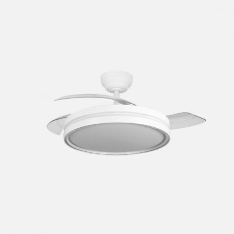 Ventilador Dc Capitan 60w Blanco 3asp.107d 6980lm 36x48/107cm 3col.remoto+memoria+temporizador+reg.intensidad