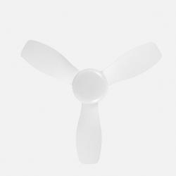 Ventilador Dc Cain 15w 1800lm Blanco 3aspas 62d 3000k-4200k-6500k Regulador Intensidad+ Remoto+temporizador+memoria
