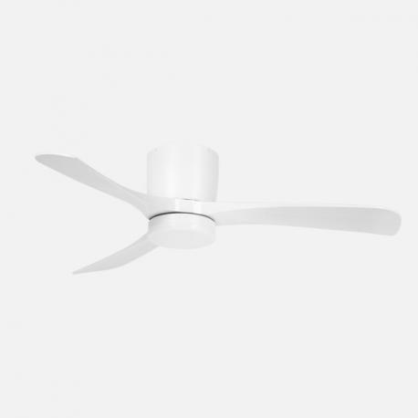 Ventilador Dc Paterna 18w Blanco 3aspas 6vel 117d Luz Opcional 2250lm 3000-4500-6500k Remoto+memoria+temporizador