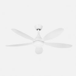 Ventilador Dc Tobarra 18w Blanco 5aspas 6vel.132d 2250lm 3000-4500-6500k Remoto+memoria+temporizador