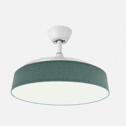 Ventilador Boga 72w Blanco/verde 108d 3asp 7200lm 3000-4000-6000k Remoto+memo+tempo
