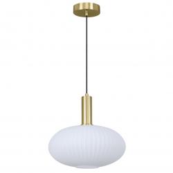 COLGANTE 1L CARMIN LATON/OPAL 1 X 60W E-27
