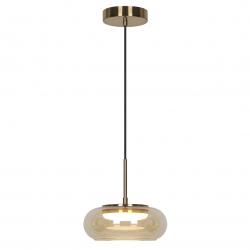 COLGANTE CITÉ ORO-AMBAR LED 9W 500LM 3000K