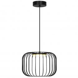 COLGANTE EGON NEGRO LED 9W 500LM 3000K