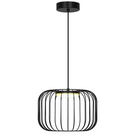 COLGANTE EGON NEGRO LED 9W 500LM 3000K