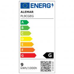 COLGANTE EGON NEGRO LED 9W 500LM 3000K