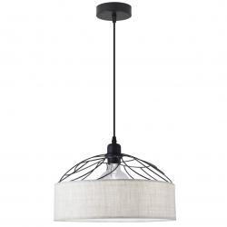 COLGANTE PRISON LINO TOSTADO 1 X 60W E-27
