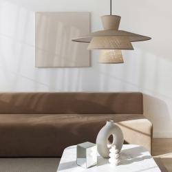 COLGANTE BARI SACO MARRON 1 X 60W E-27