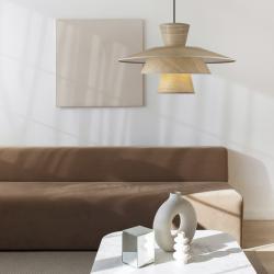 COLGANTE BARI MADERA 1 X 60W E-27