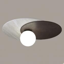 APLIQUE WANDA MARMOL/OXIDO 1 X 60W E-27