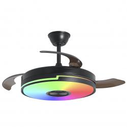 VENTILADOR AURON NEGRO 50CMS 3 PALAS