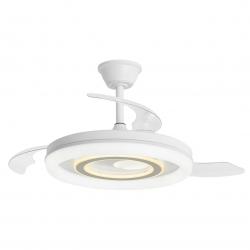 VENTILADOR BRIBON BLCO-PLATA 50CMS 3 PALAS