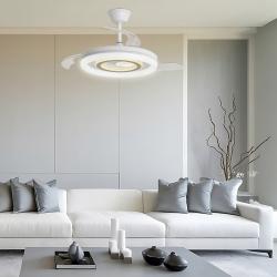VENTILADOR BRIBON BLCO-PLATA 50CMS 3 PALAS