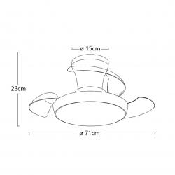 VENTILADOR CABRIO BLANCO 30CMS 3 PALAS