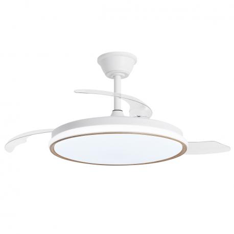 VENTILADOR DUBLIN MADERA CLARA 50 CM 3 PALAS