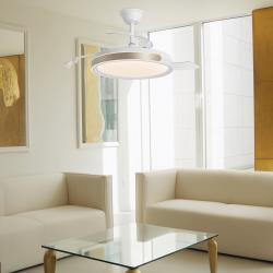 VENTILADOR SAMANA BLANCO-ORO 50 CM 3 PALAS