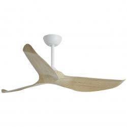 VENTILADOR GARDEN BLCO-MADERA 132CMS 3 PALAS