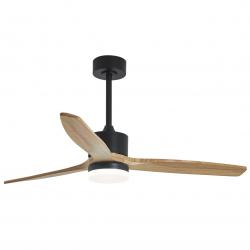 VENTILADOR MADEIRA NEGRO-MADER 132CMS 3 PALAS