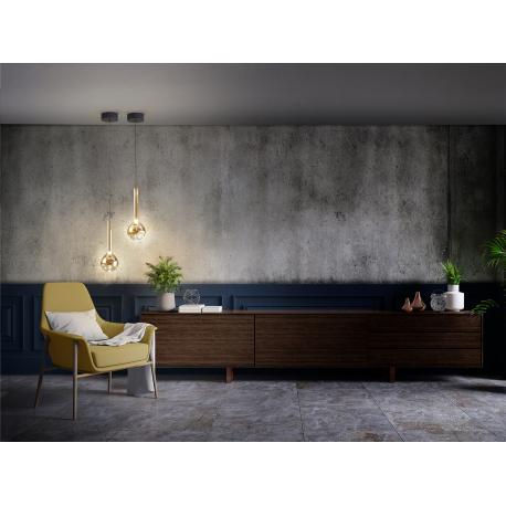 ESSENZA- LAMPARA 1L - NEGRO-DORADO