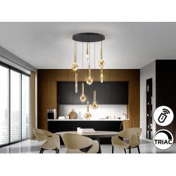 ESSENZA- LAMPARA 9L - NEGRO-DORADO