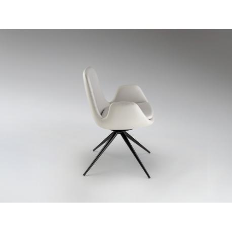 ZUNA- SILLA GIRATORIA BLANCA
