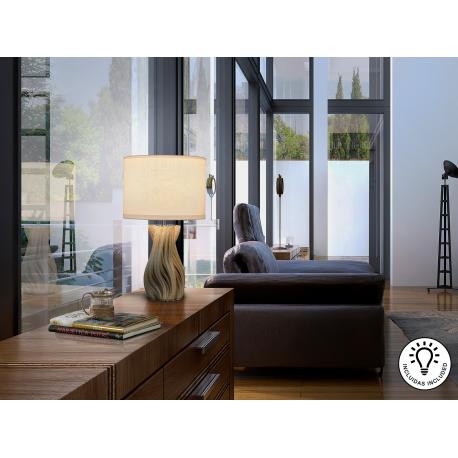 MERLIN- SOBREMESA 1L CERAMICA-GRIS