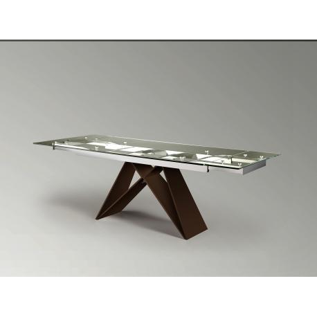 MIKA -MESA COMEDOR EXTENS- MARRON