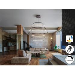 ODESSA- LAMPARA 7 AROS D150-BRONCE
